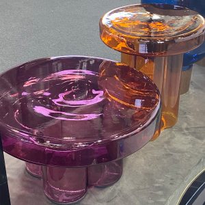 Hand Blown Glass Coffee Table | Sculptural Designer Table